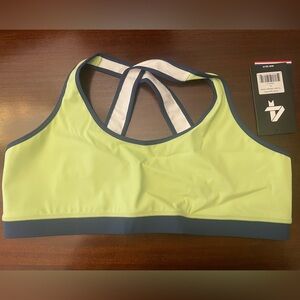 Fourlaps Infinity Sports Bra Tomatillo Midnight White
